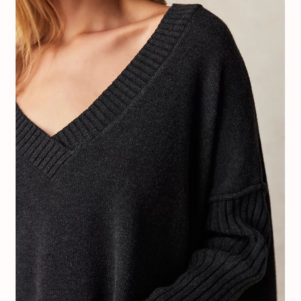 NWT Free People Orion A Line Tunic in Carbon - Picture 3 of 5